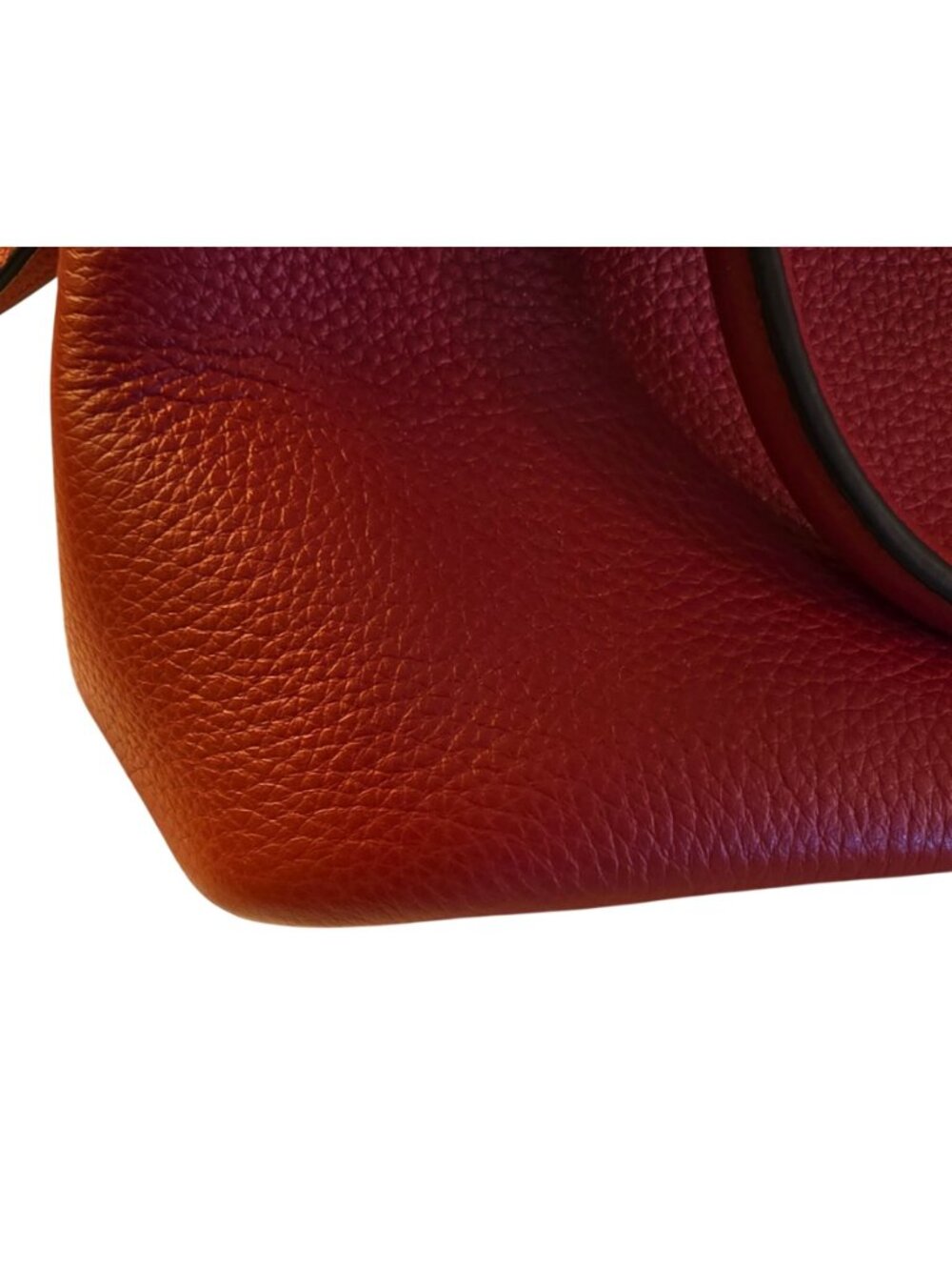 Coach Legacy Medium Carryall 28 Red Pebbled Leather Satchel Crossbody Bag - Picture 11 of 16